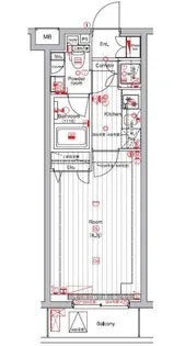 THE HOUSE 赤坂檜町【3階】の間取り
