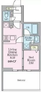 クレストコート東陽町【12階】の間取り