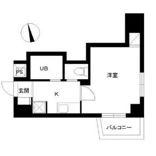 スカイコートヴァンテアン早稲田【4階】の間取り