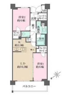 ParkGrace荻窪【3階】の間取り