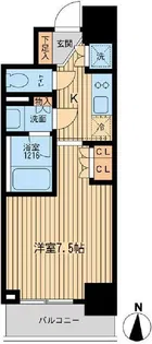 HF上野入谷レジデンス【302号室】の間取り
