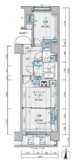メインステージ錦糸町Ⅷ【2階】の間取り