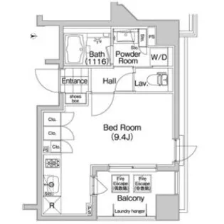 コンフォリア笹塚【12階】の間取り