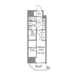 M-RESIDENCE西巣鴨【307号室】の間取り