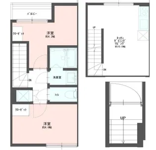トモワセレジデンス【3階】の間取り
