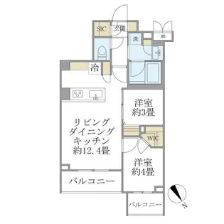 La Perla Meguro-HigashiyamaII【2階】の間取り