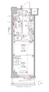 クレイシアIDZ幡ヶ谷【5階】の間取り
