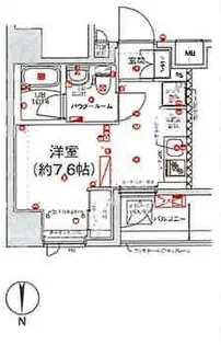 スパシエ新高円寺【401号室】の間取り