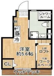 アメトリン池袋【1階】の間取り
