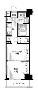 日神デュオステージ浅草三筋【13階】の間取り