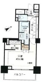 クオリア千代田御茶ノ水【905号室】の間取り