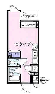 Navi新宿【4階】の間取り