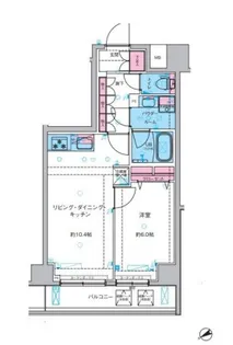 ジェノヴィア鐘ヶ淵【2階】の間取り