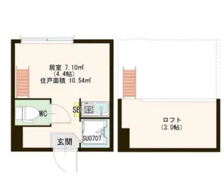 Sanando南阿佐ヶ谷【2階】の間取り