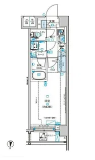 メインステージ森下駅前【7階】の間取り