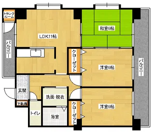 コスモピアの間取り