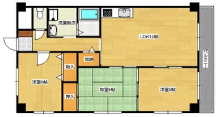 カーサグリーンウッズ【2階】の間取り