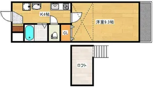 コウゴリヨービル【3階】の間取り