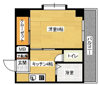 キャピタル祇園の間取り