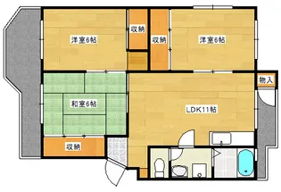 さっぽろビル【4階】の間取り