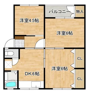 杉山ビル【401号室】の間取り