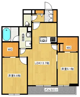 グランベレオの間取り