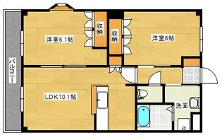 グリーンコート【2階】の間取り