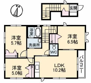 グリーンタウンの間取り