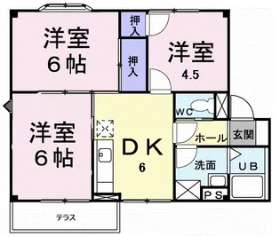 グリーンハウス1の間取り