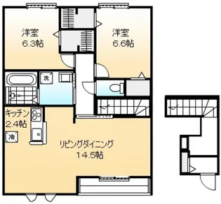 グレイスハイム2【2階】の間取り