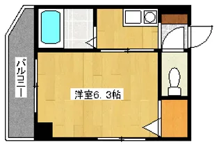 クレールヒロの間取り