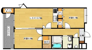 クロスデータビル【3階】の間取り