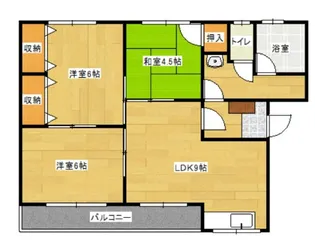 メゾンスマ【2階】の間取り