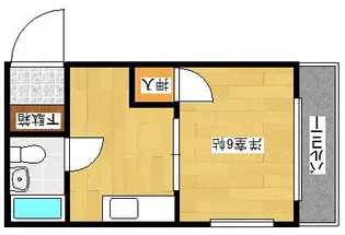 コーポ平本【302号室】の間取り