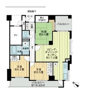 サーパス己斐西町の間取り