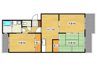 第1ビューハイツの間取り