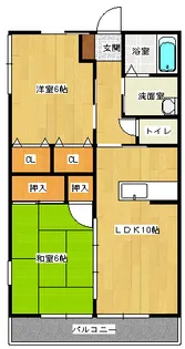 サンシャイン【201号室】の間取り