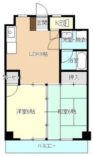 サンシルク1【3階】の間取り