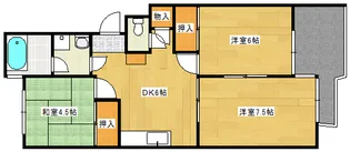 Casa井口A棟【2階】の間取り