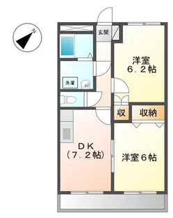 ジューエイハイツの間取り