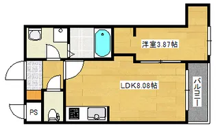セブンプロート草津南【1階】の間取り