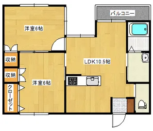 セントポーリア祇園【1階】の間取り