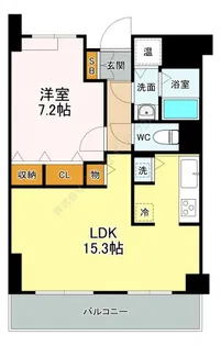 ソシア中筋の間取り