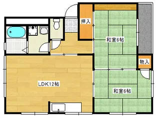 ツインコーポ西館の間取り