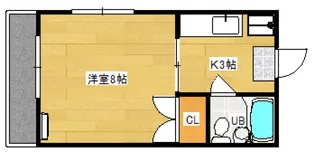 ツリーハイム【301号室】の間取り