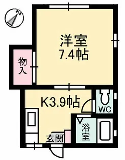 ディアスT2【1階】の間取り