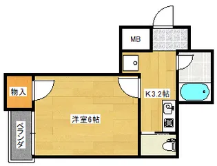 FORWEST段原【4階】の間取り