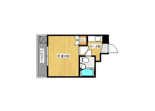 ブルーコート段原【4階】の間取り