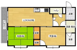 ハーシオンフルタ2の間取り