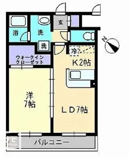 オリオリシティVの間取り